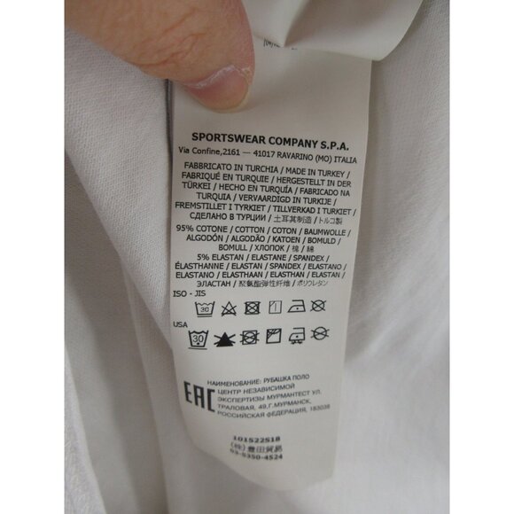 Stone Island Polo Shirt XL Pullover Slim Fit Stretch Classic Compass - Picture 12 of 15